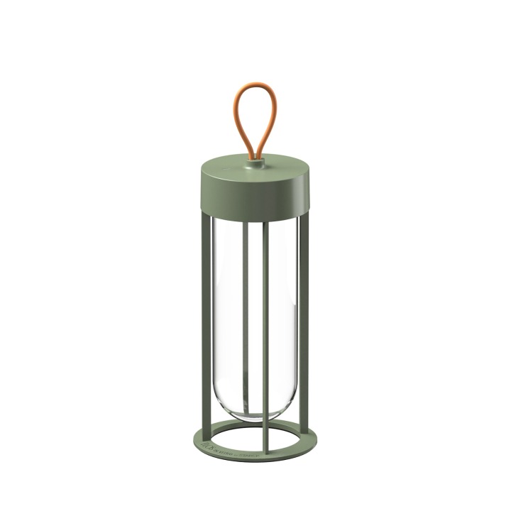 In Vitro Unplugged - Flos - lampa przenośna zewnętrzna – kolor Bladozielony (nr kat. F018E21K013)