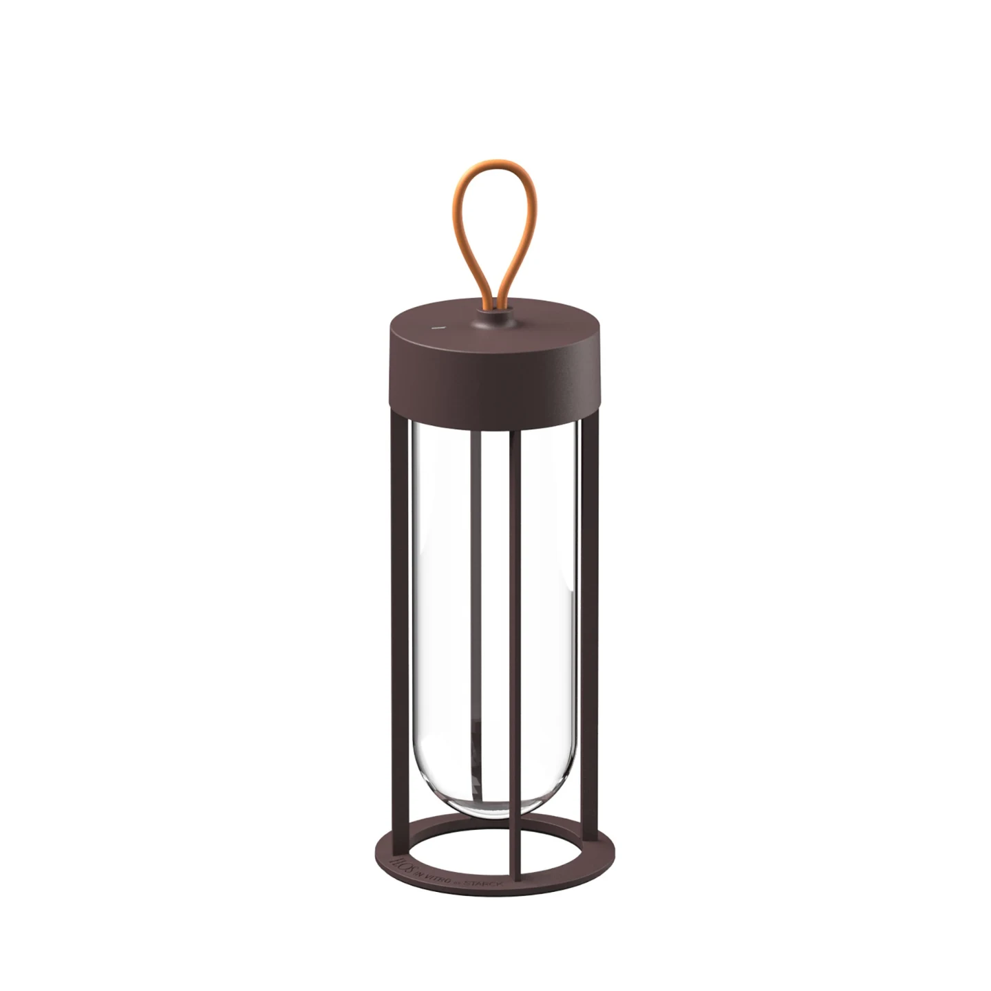 In Vitro Unplugged - Flos - lampa przenośna zewnętrzna – kolor Ciemnobrązowy (nr kat. F018E21K018)