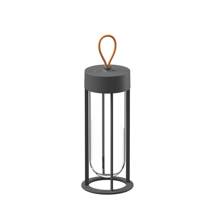 In Vitro Unplugged - Flos - lampa przenośna zewnętrzna – kolor Antracytowy (nr kat. F018E21K033)