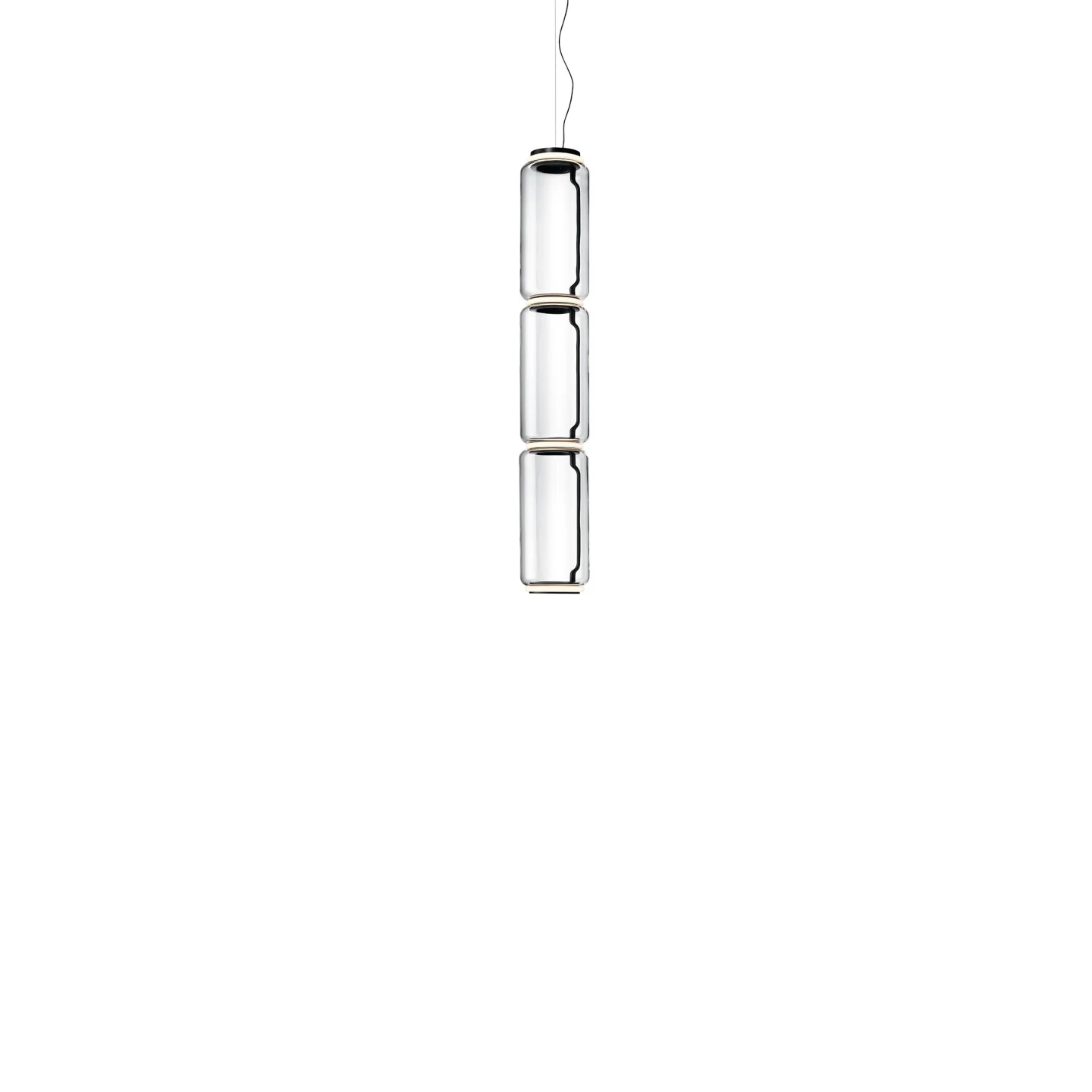 Noctambule Suspension - Flos - lampa wisząca – kolor Czarny (nr kat. F0264000)
