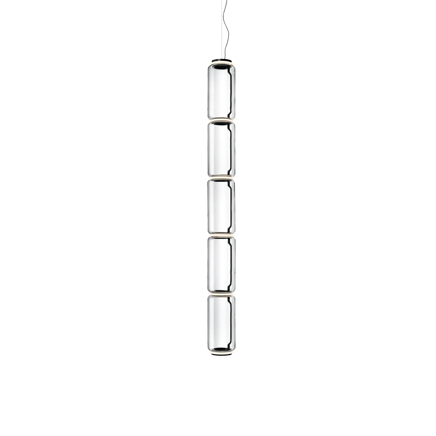 Noctambule Suspension - Flos - lampa wisząca – kolor Czarny (nr kat. F0278000)