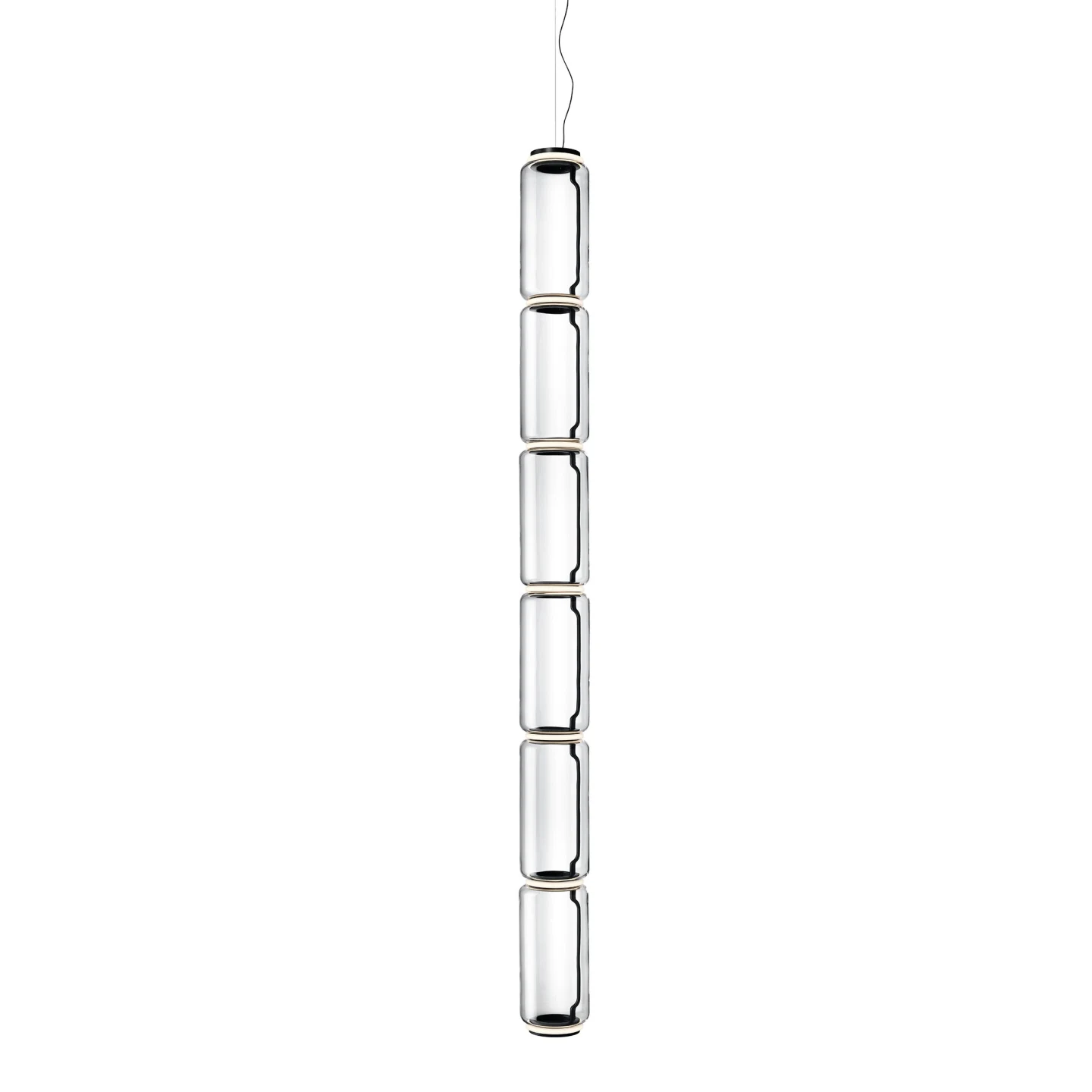 Noctambule Suspension - Flos - lampa wisząca – kolor Czarny (nr kat. F0279000)