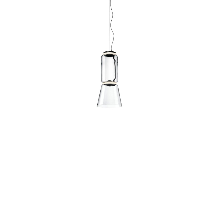 Noctambule Suspension Cone - Flos - lampa wisząca – kolor Czarny (nr kat. F0268000)
