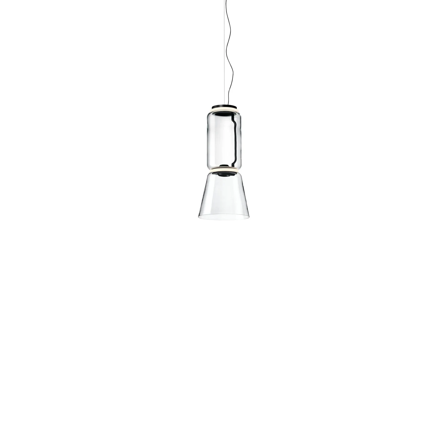 Noctambule Suspension Cone - Flos - lampa wisząca – kolor Czarny (nr kat. F0268000)