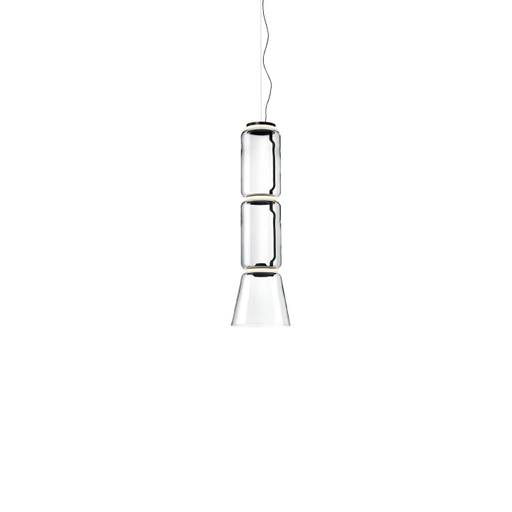 Noctambule Suspension Cone - Flos - lampa wisząca – kolor Czarny (nr kat. F0270000)