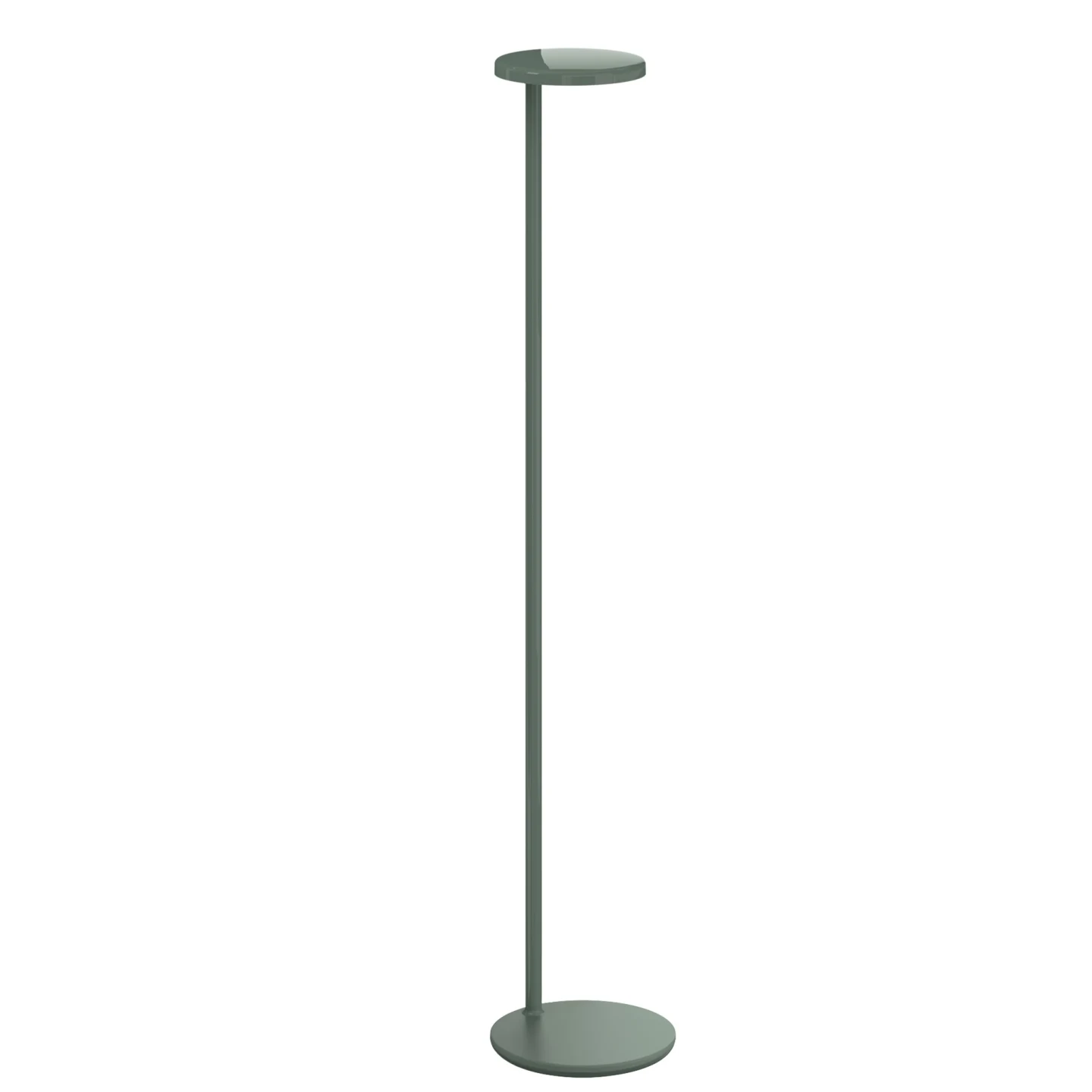 Oblique Floor - Flos - lampa podłogowa – kolor Szałwiowy połysk (nr kat. 09.8220.DV)