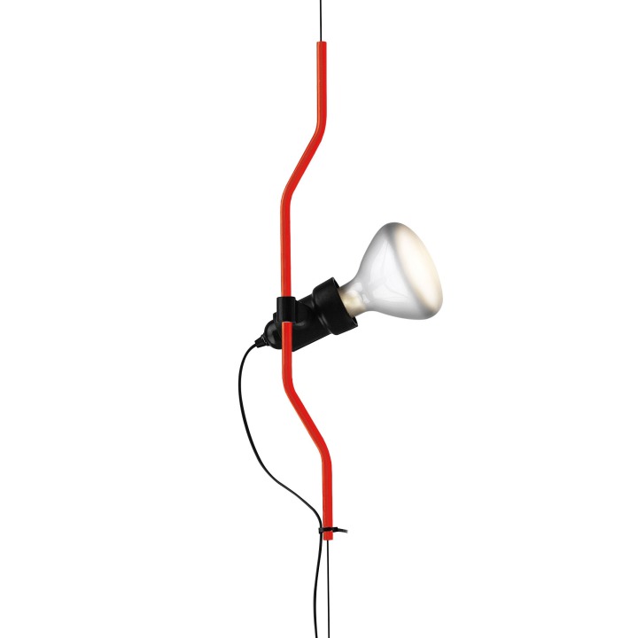 Parentesi - Flos - lampa wisząca – kolor Czerwony (nr kat. F5500035)