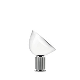 Taccia PMMA - Flos - lampa biurkowa – kolor Srebrny (nr kat. F6607004)