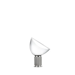 Taccia Small - Flos - lampa biurkowa – kolor Srebrny (nr kat. F6604004)