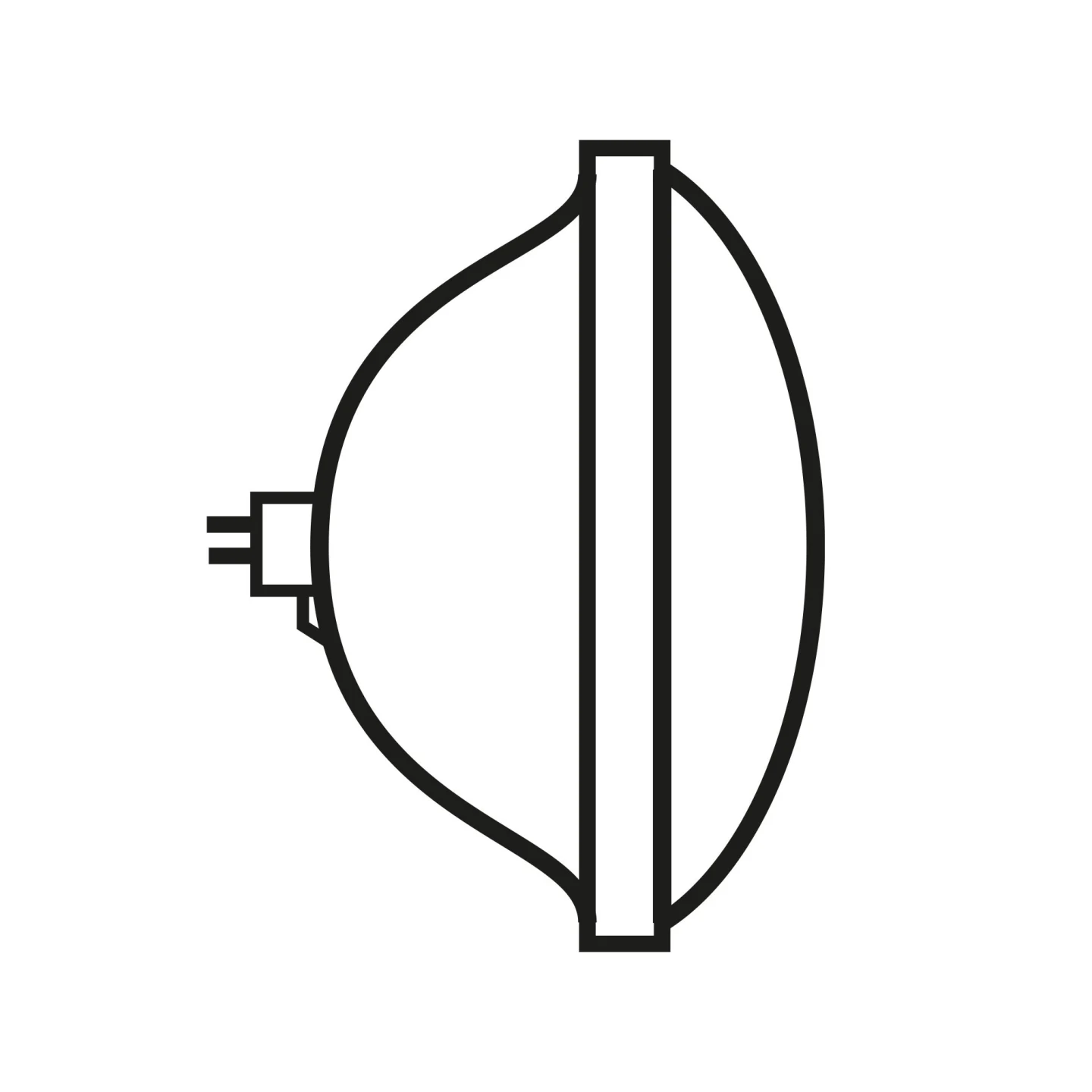 Incandescent Reflector Lamp GX16d 300W 2750K PAR56 Dimmable - Flos - żarówka