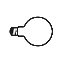 LED Global Lamp E27 3W 2500K Dimmable (Set 15pcs) - Flos - żarówka
