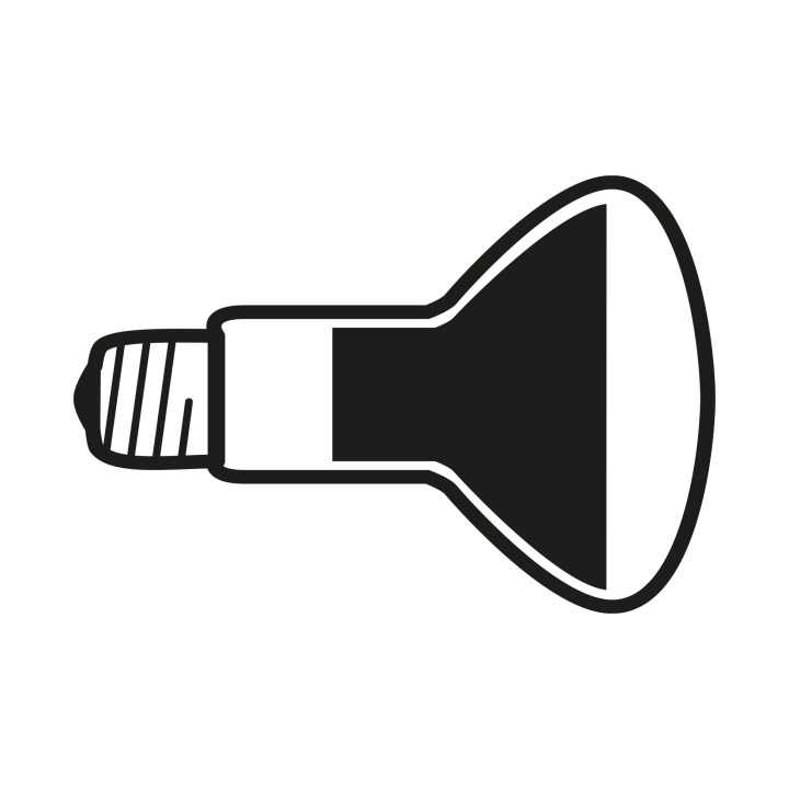 LED Lamp 12W E27 220-240V 2700K R125 - Flos - żarówka