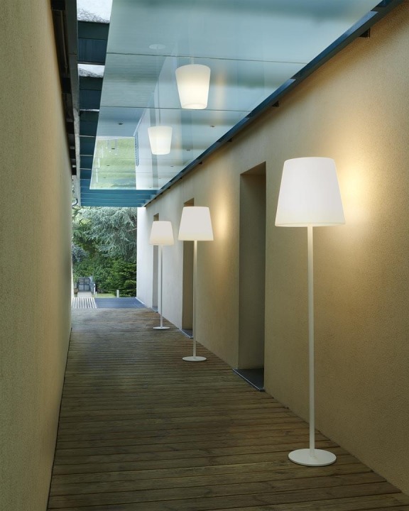 Ali Baba Steel h. 185 cm LED - Slide - lampa stojąca zewnętrzna – zdjęcie 4