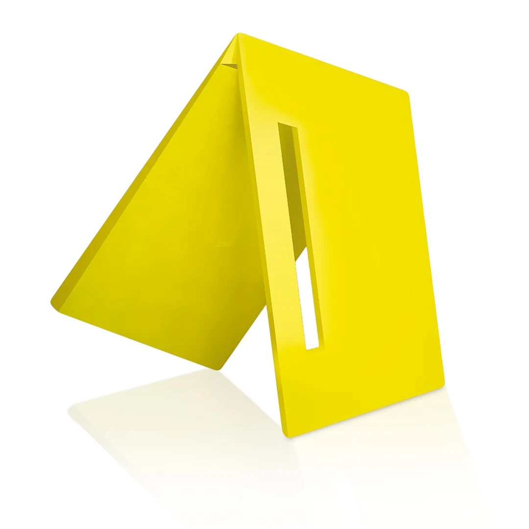 Piego Di Libro Sculpture - Slide - rzeźba dekoracyjna – kolor Yellow (nr kat. SL PIE180Y)