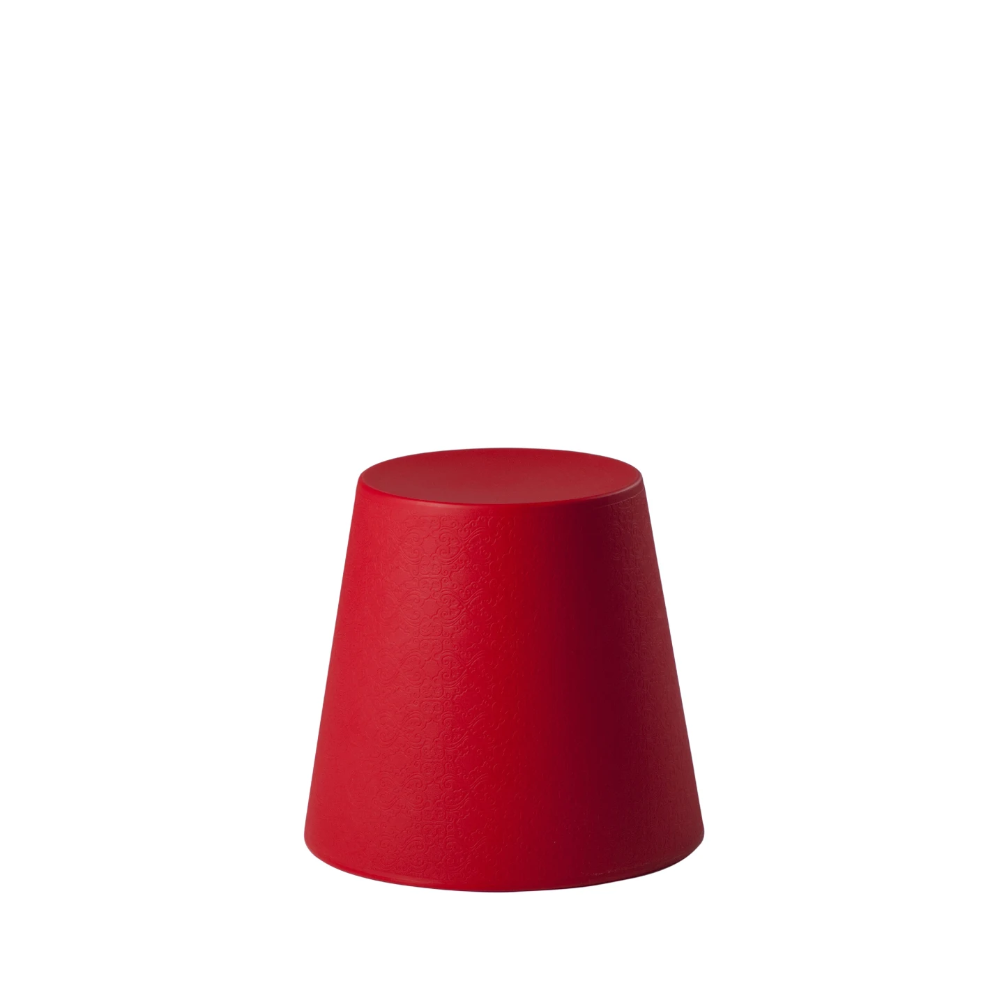 Ali Baba Stool - Slide - stołek podświetlany – kolor Flame Red (nr kat. SD ALI040D)