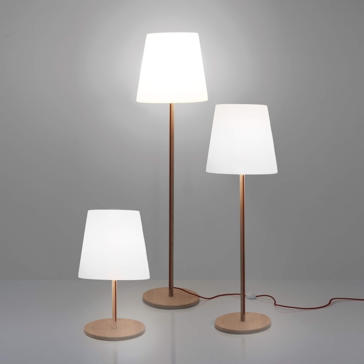 Ali Baba Wood h. 145 cm - Slide - lampa podłogowa