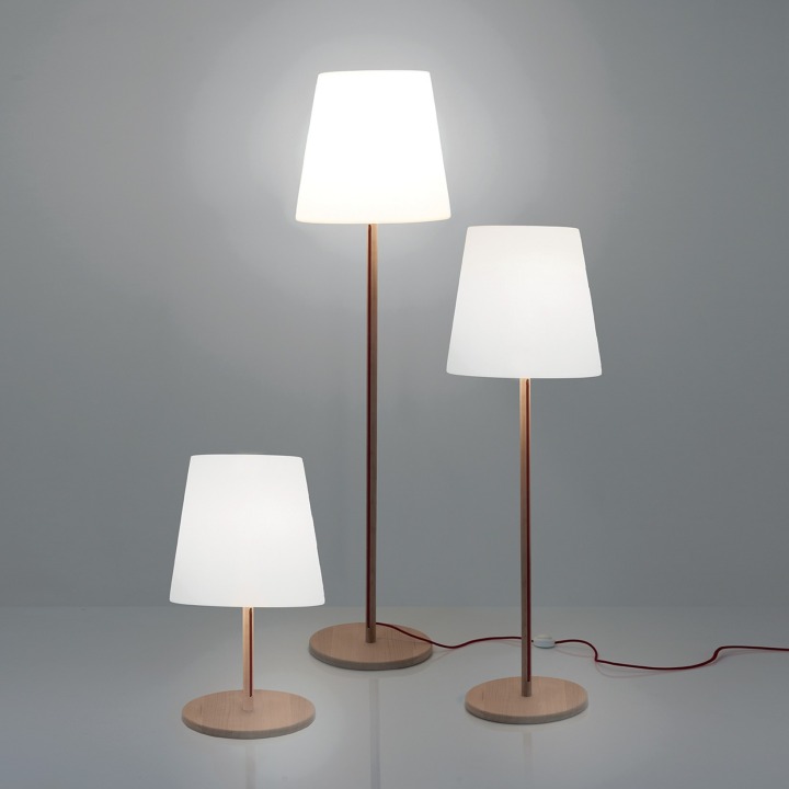 Ali Baba Wood h. 145 cm - Slide - lampa podłogowa – zdjęcie 4