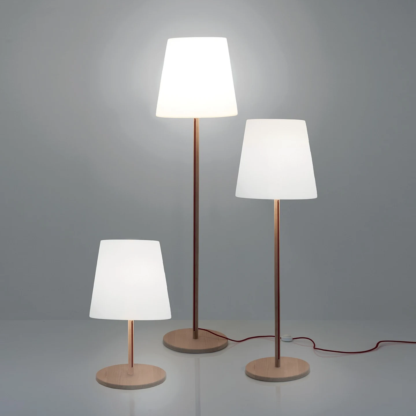 Ali Baba Wood h. 145 cm - Slide - lampa podłogowa – zdjęcie 4