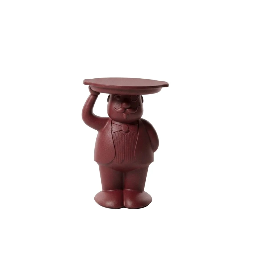 Ambrogio - Slide - stolik podświetlany – kolor HIBISCUS RED (nr kat. SE AMB060D)