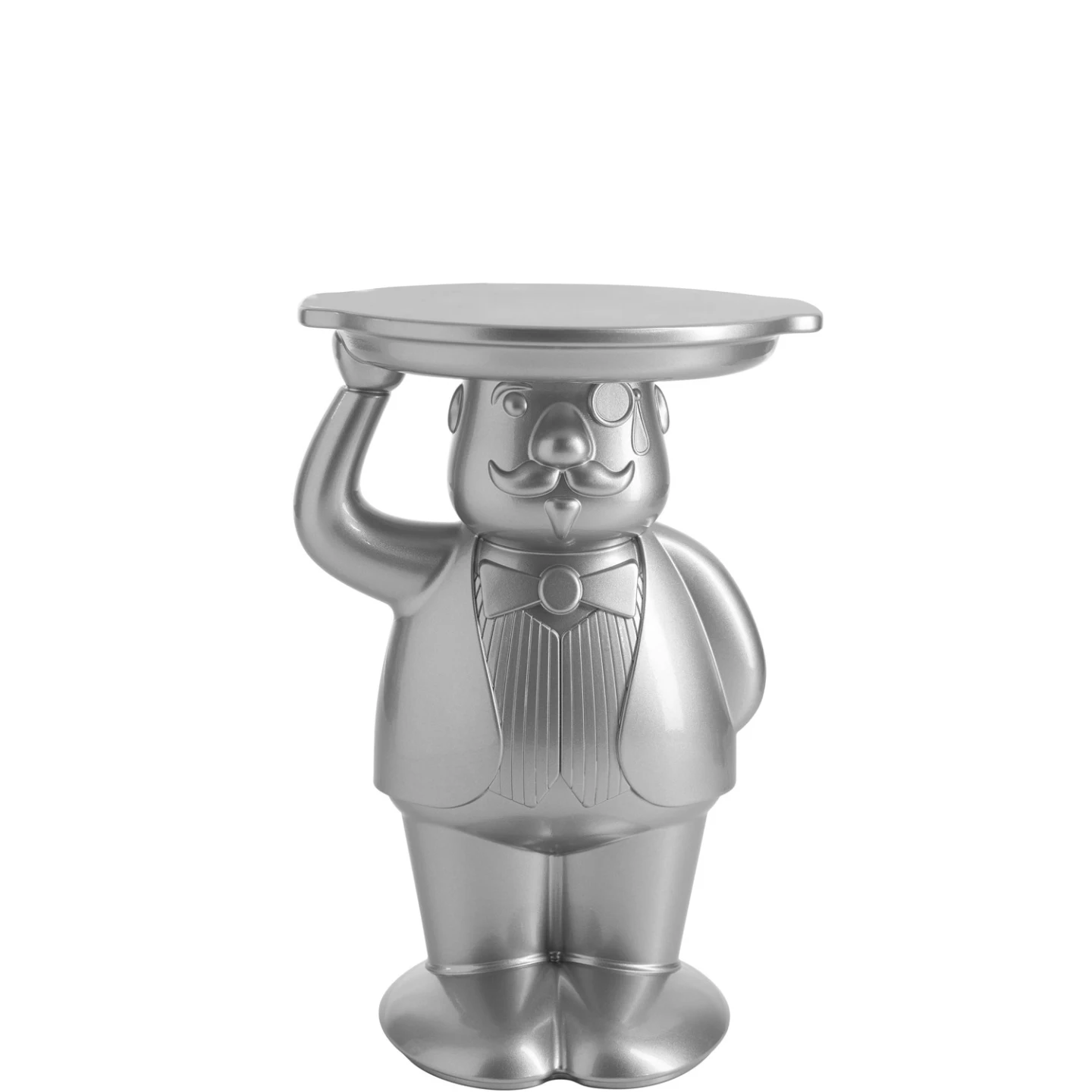 Ambrogio - Slide - stolik podświetlany – kolor Metallic Silver - Glossy Finish (nr kat. SL AMB060M)