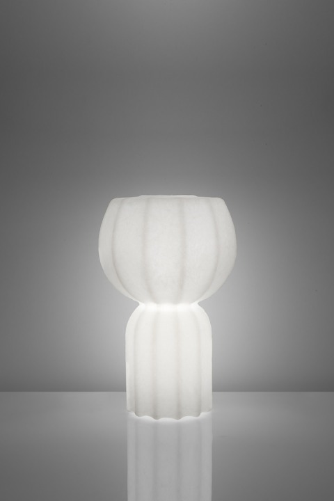 Pupa - Slide - lampa stołowa – kolor Light White (Japanese Paper) (nr kat. LP CUC062A)