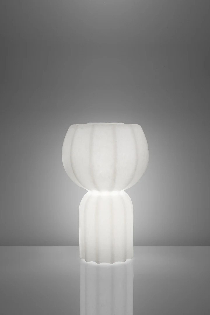 Pupa - Slide - lampa stołowa – kolor Light White (Japanese Paper) (nr kat. LP CUC062A)