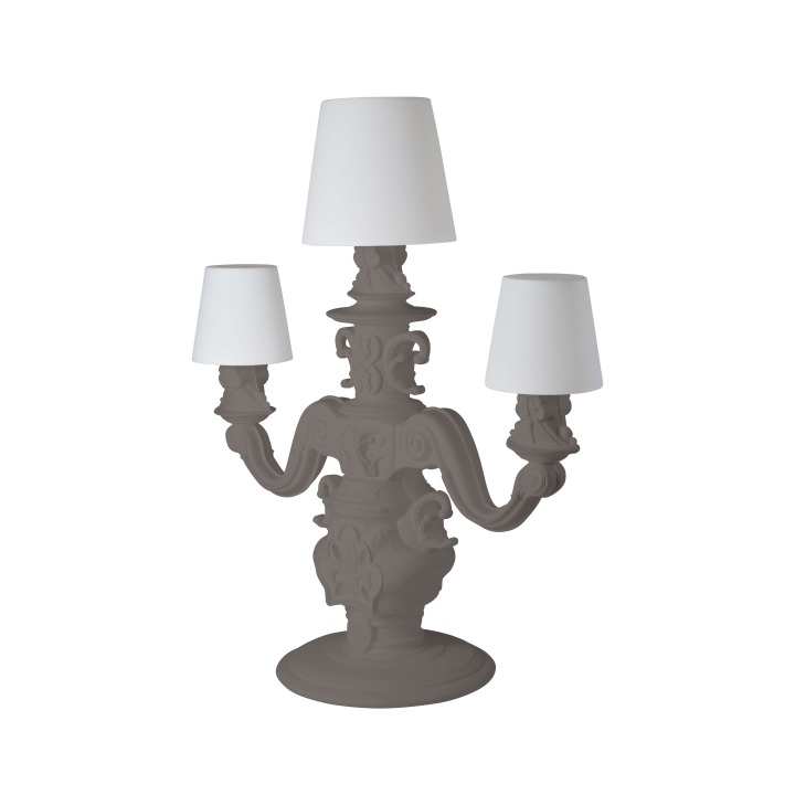 King Of Love LED - Slide - lampa stojąca zewnętrzna – kolor Argil Grey (nr kat. LA KIN230J)
