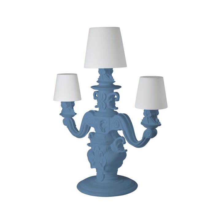 King Of Love LED - Slide - lampa stojąca zewnętrzna – kolor Powder Blue (nr kat. LA KIN230L)