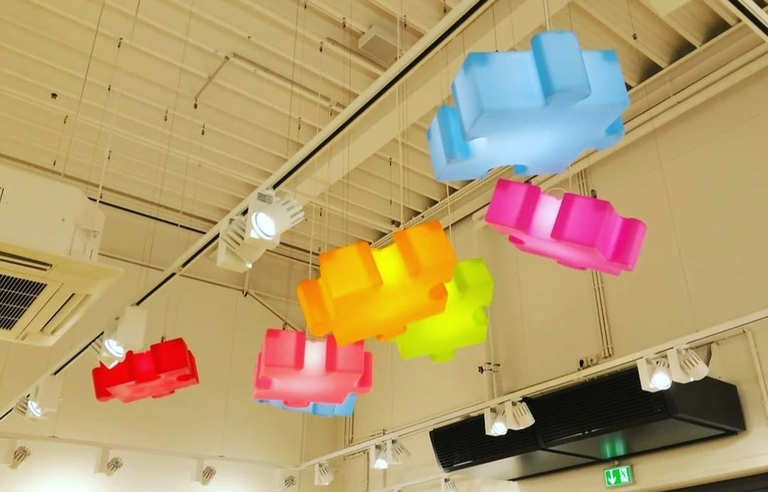 Puzzle - Slide - lampa stojąca zewnętrzna – zdjęcie 7