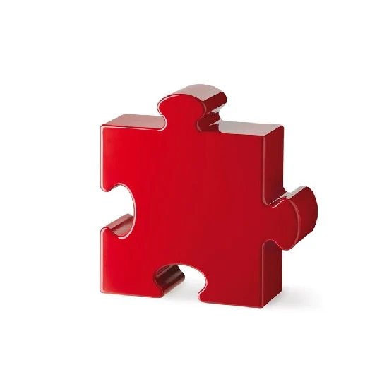 Puzzle - Slide - lampa stojąca zewnętrzna – kolor Flame Red (nr kat. SD PUZ050D)