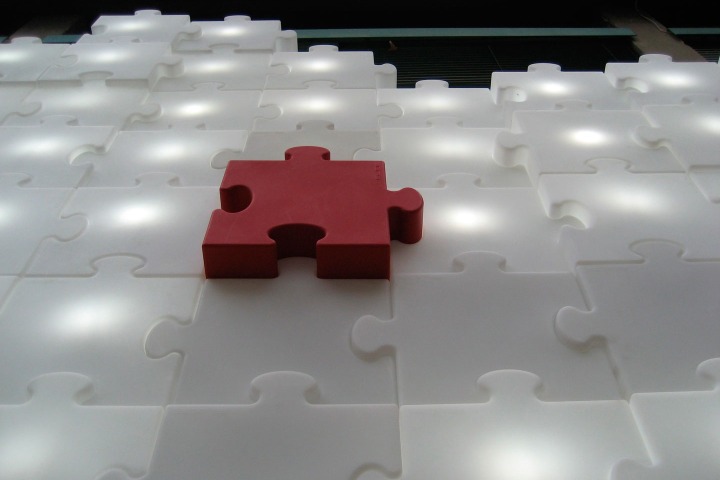 Puzzle Corner - Slide - lampa stojąca zewnętrzna – zdjęcie 5