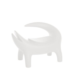 Kroko - Slide - fotel – kolor Milky White (nr kat. SD KRK110T)