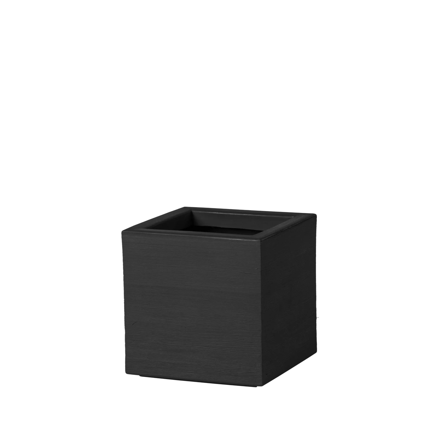 Quadra 55 x 55 h. 56 cm - Slide - doniczka – kolor Jet Black (nr kat. SD QUA055H)