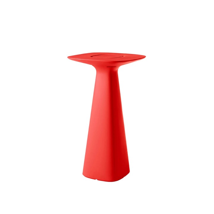 Amélie Up - Slide - stół podświetlany – kolor Flame Red (nr kat. SD AUP110D)