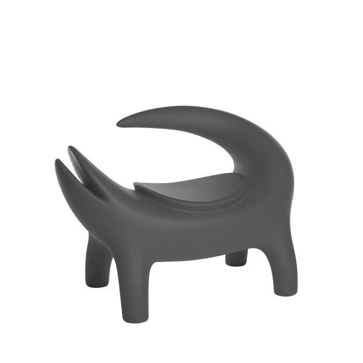 Kroko - Slide - fotel – kolor Elephant Grey (nr kat. SD KRK110G)