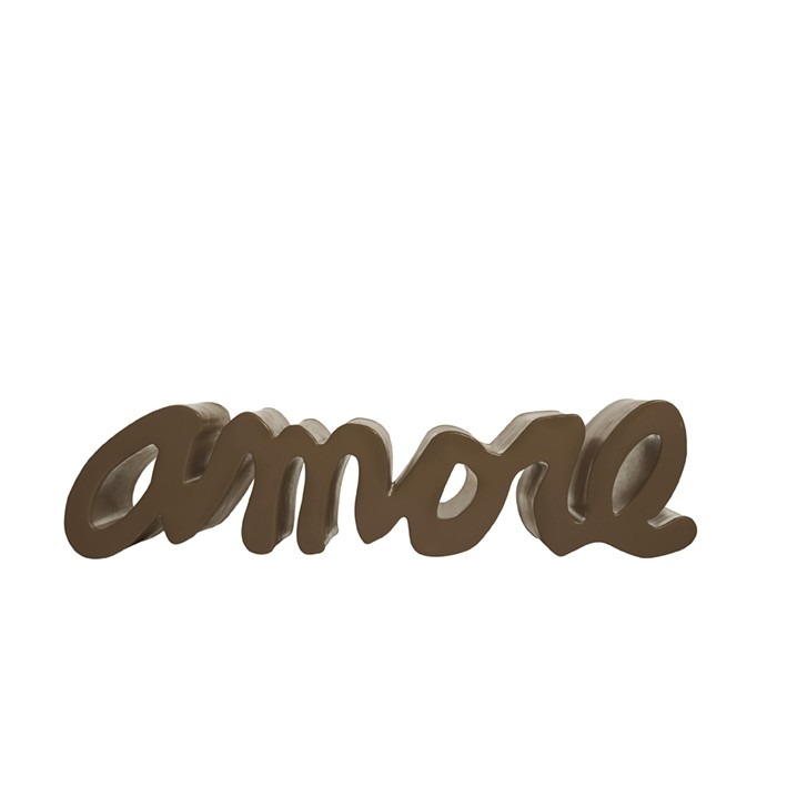 Amore - Slide - pufa – kolor Chocolate Brown (nr kat. SD AMO040E)