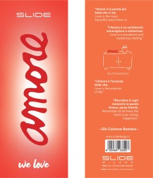 Amore Message - Slide - dekoracja – kolor Red (nr kat. SD AMO011D)