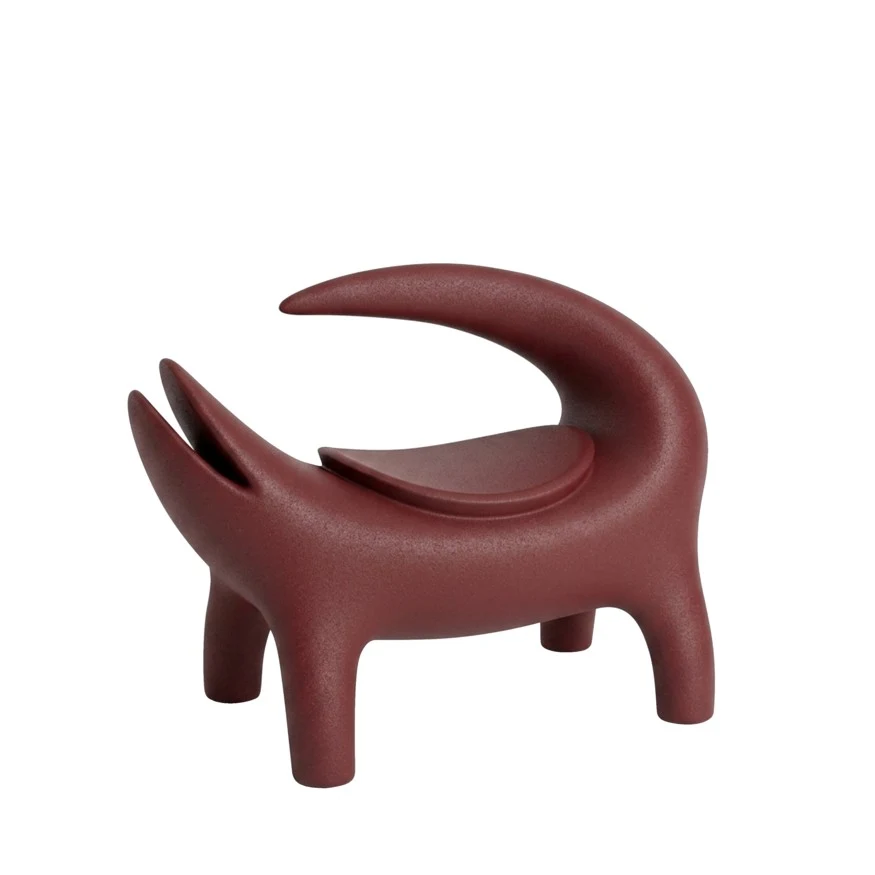 Kroko - Slide - fotel – kolor HIBISCUS RED (nr kat. SE KRK110D)