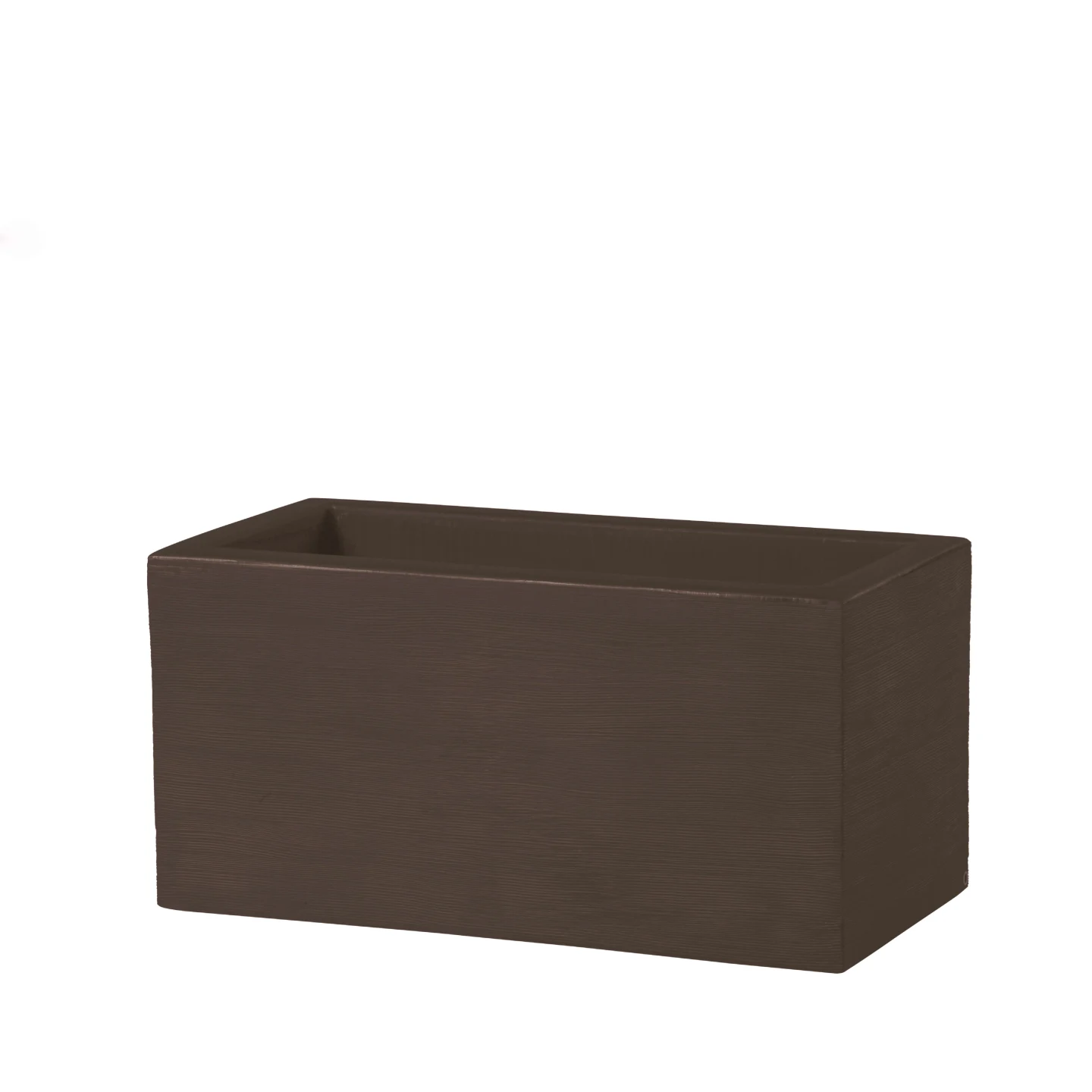 Quadra 90 x 45 h. 46 cm - Slide - doniczka – kolor Chocolate Brown (nr kat. SD QUA090E)