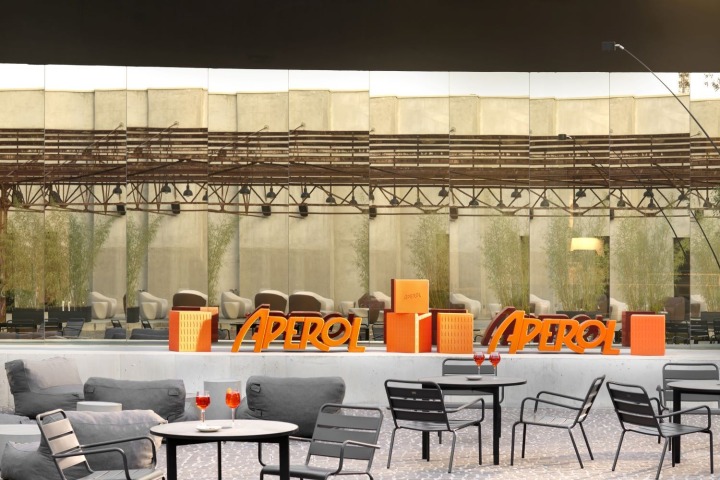 Aperol Bench - Slide - ławka – zdjęcie 5