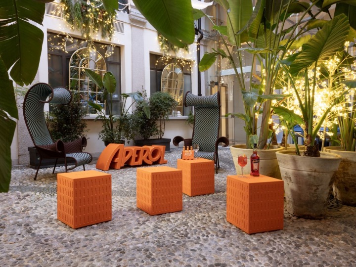 Aperol Bench - Slide - ławka – zdjęcie 6