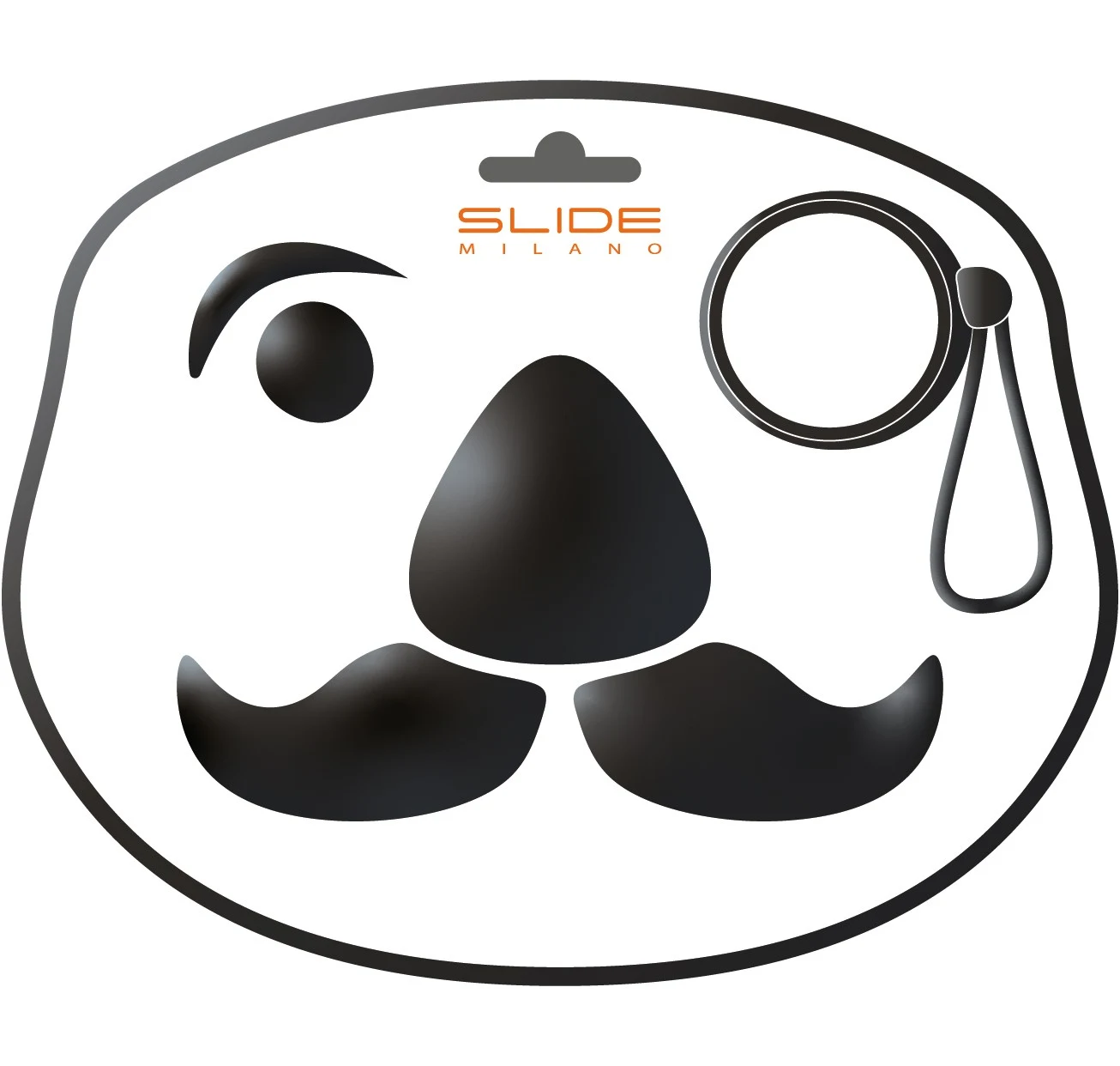 Baffo - Slide - dekoracja – kolor Jet Black (nr kat. SD BAF010H)