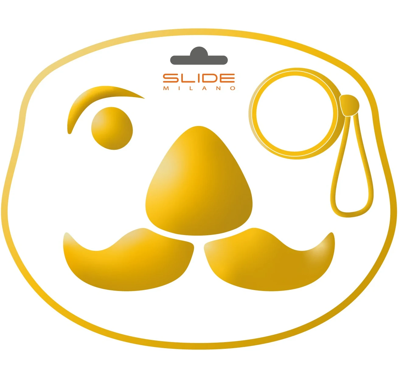 Baffo - Slide - dekoracja – kolor Saffron Yellow (nr kat. SD BAF010B)