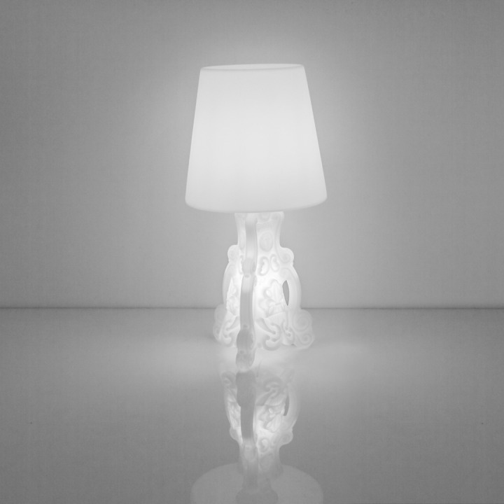 Lady Of Love - Slide - lampa stołowa – kolor Light White (nr kat. LP LAY085A)