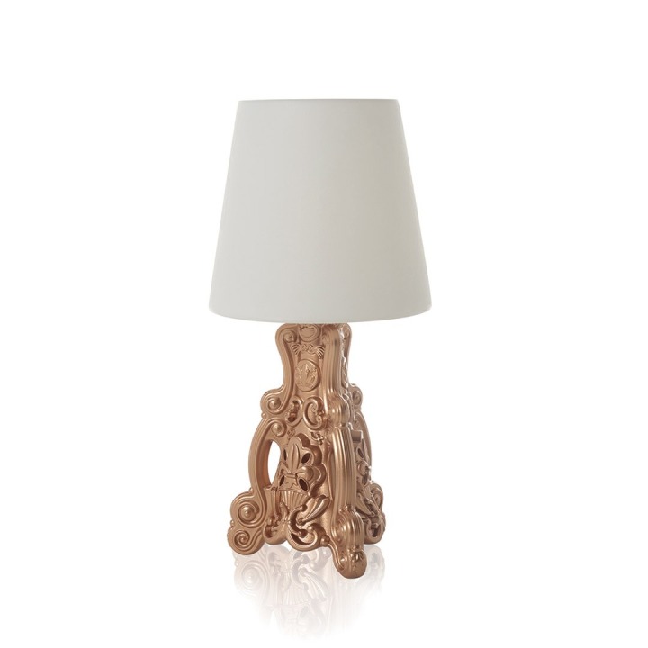 Lady Of Love - Slide - lampa stołowa – kolor Metallic Copper - Glossy Finish (nr kat. SL LAY0854)