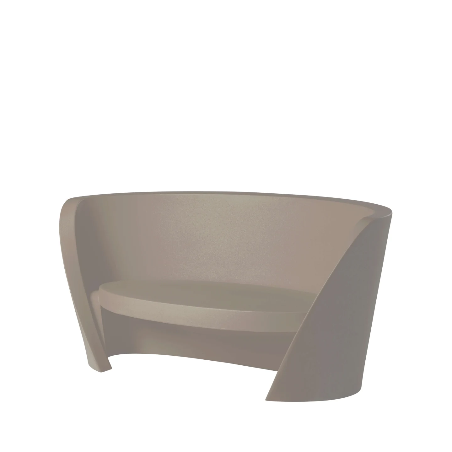 Rap - Slide - fotel podświetlany – kolor Dove Grey (nr kat. SD RAP075P)