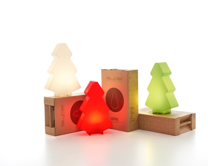 Lightree Complement h. 45 cm - Slide - lampa stojąca zewnętrzna – kolor Light Red (nr kat. SD TRE045D)