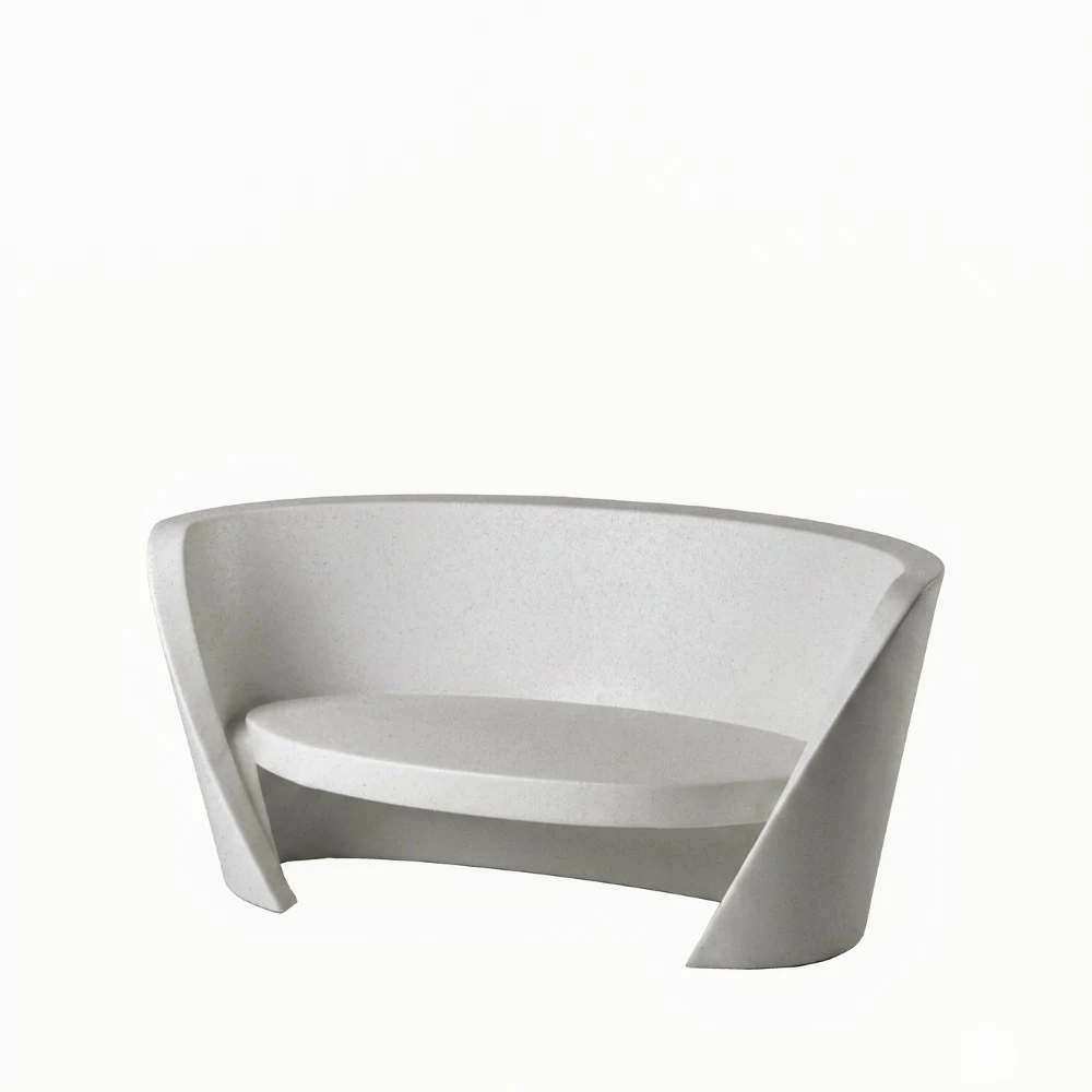 Rap - Slide - fotel podświetlany – kolor MIST WHITE (nr kat. SE RAP075T)