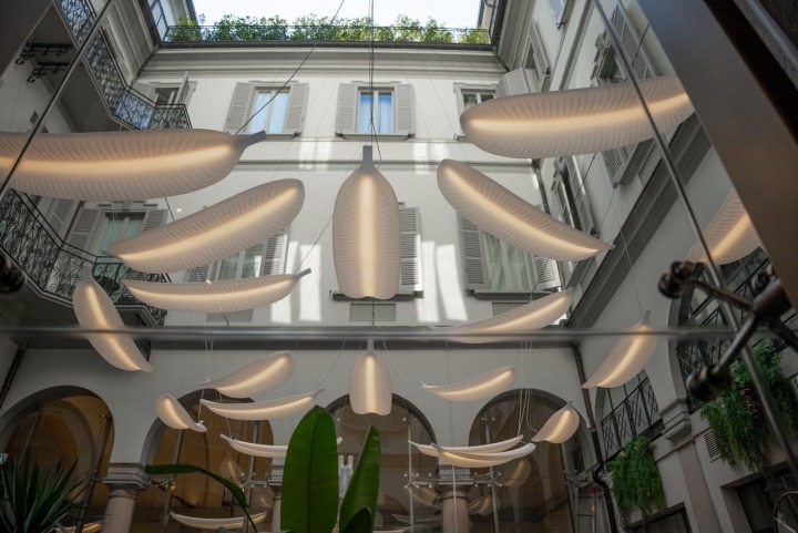 Banana Leaf - Slide - lampa wisząca – zdjęcie 9