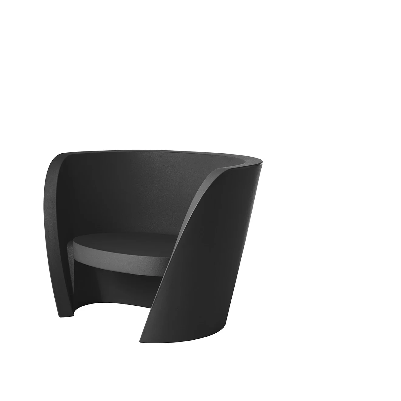 Rap Chair - Slide - krzesło podświetlane – kolor Jet Black (nr kat. SD RAC075H)
